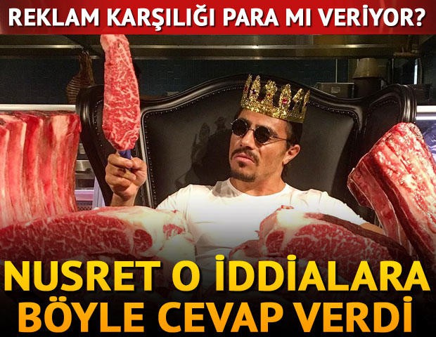 Nusret'ten o iddialara cevap geldi